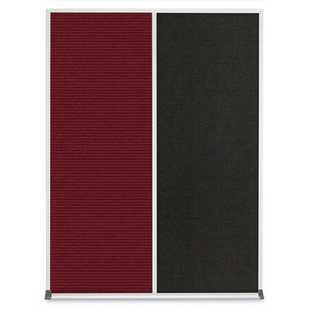 United Visual Products Single Door Radius Plus Corkboard, 36"X UV8002PLUS-GOLD-RUBBER